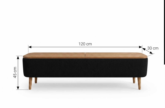Hanah Home Soporte para TV Sarven - Negro
